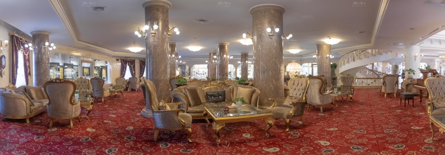 لابی هتل قصر طلایی مشهد